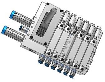Festo 573606/VTUG-14-VRPT-B1T-G14B-DTB-G18SU-16A+TTSC VTUG 14 ventiel eiland