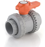 FIP 2-Wege-Kugelhahn - VXEBEV - PVC-U - PE100 SDR11