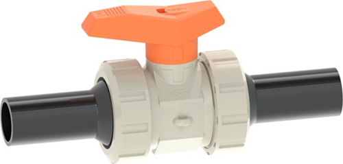 Georg Fischer 167542287, Ball Valve 542 PP-H/EPDM d63DN50