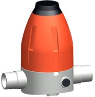 Georg Fischer 163582016, Pr Red Valve 582 PVC-C/FKM d50DN40