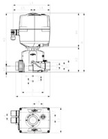 Georg Fischer 161704017, DiaphragmValve e-Diastar PVC-U d63DN50-2
