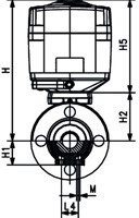Georg Fischer Ball Valve 127 PVC-U/FKM 2DN50, 199127638-3