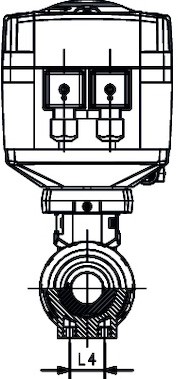 Georg Fischer 199127815, Ball Valve 127 PVDF/FKM d32DN25, Welding socket Voltage: 100-230V-3