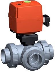 Georg Fischer Georg Fischer Elektrisch bediende 3-weg kogelkranen Type 167 ABS,