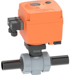 Georg Fischer Elektrisch bediende kogelkranen Type 127 ABS