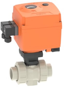 Georg Fischer Georg Fischer Elektrisch bediende kogelkranen Progef Standaard Type 127 PP-H,