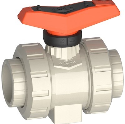 Georg Fischer Kogelkranen handbediend PROGEF Standaard Type 546 Pro - PP-H