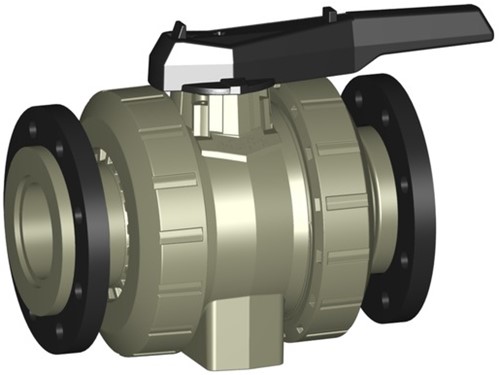 Georg Fischer Kogelkranen handbediend PROGEF Standaard Type 546 Pro - PP-H-3