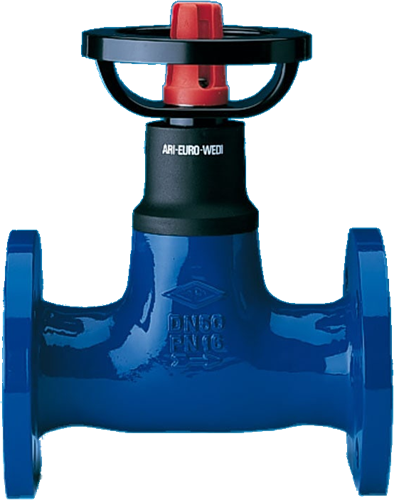 ARI-Armaturen geflensde-afsluiter EURO-WEDI 10.071 DN150, PN6, EN-JL1040, EPDM-zitting