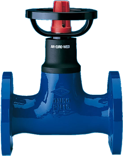 ARI-Armaturen geflensde-afsluiter EURO-WEDI 12.071 DN32, PN16, EN-JL1040, EPDM-zitting