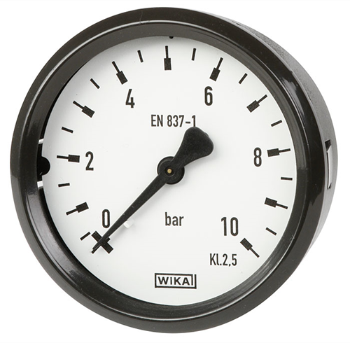Bourdon tube pressure gauge, copper alloy Panel mounting series-2