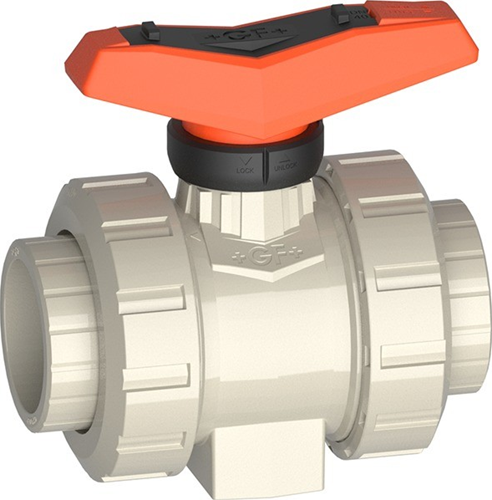 Georg Fischer 167546913, Ball Valve 546 Pro PP-H/FKM d25DN20, Welding socket cdb olievrij