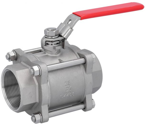 Ball valve 2 , PN40, 1.4408 / PTFE Female, full DONE., DIN3202-M3