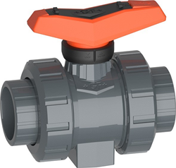 Georg Fischer 161546066 - Kugelhahn Typ 546 Pro PVC-U d50 / DN40 Muffe metrisch PN16 EPDM