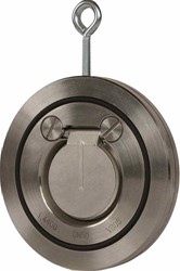 Tussenflens terugslagklep DN80 RVS 1.4571 Metaaldichtend, 58187069 Ebora